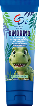 Kinder Duschgel, Shampoo & Spülung 3in1 Dinorino CD