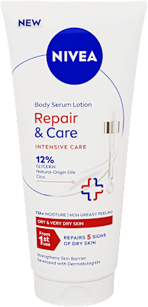 Intenzív testápoló szérum Repair & Care NIVEA