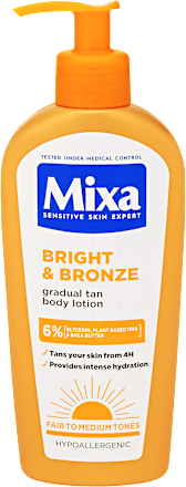 Önbarnító testápoló Bright & Bronze Mixa