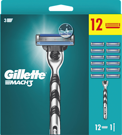 Mach3 brijač sa 12 zamjenskih patrona  Gillette
