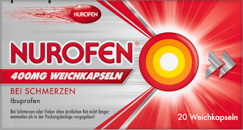 NUROFEN, Ibuprofen 400 mg, Weichkapseln NUROFEN