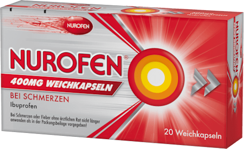 NUROFEN, Ibuprofen 400 mg, Weichkapseln NUROFEN