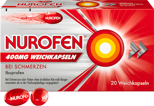 NUROFEN, Ibuprofen 400 mg, Weichkapseln NUROFEN