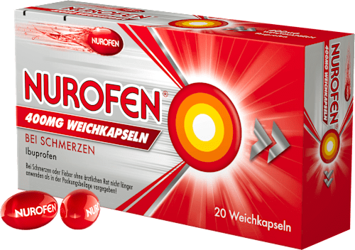 NUROFEN, Ibuprofen 400 mg, Weichkapseln NUROFEN