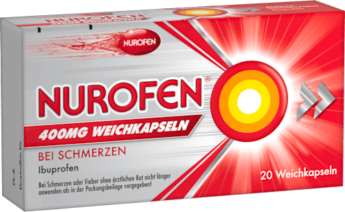 NUROFEN, Ibuprofen 400 mg, Weichkapseln NUROFEN