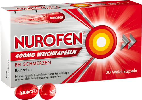 NUROFEN, Ibuprofen 400 mg, Weichkapseln NUROFEN