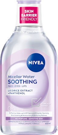Upokojujúca micelárna voda pre citlivú pleť NIVEA