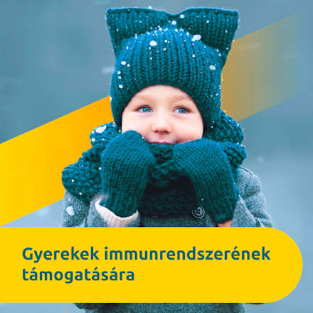 Gumivitamin Immune Kids, narancs, eper, papaya ízű Supradyn