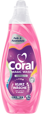 Colorwaschmittel flüssig Magic Wash Quick & Care Coral