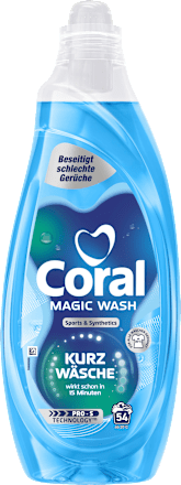 Waschmittel Flüssig Magic Wash Quick & Care Coral