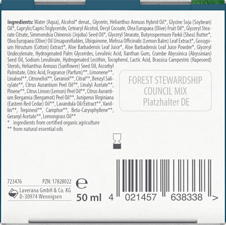 Nachtcreme Anti Falten Q10 Basis Sensitiv lavera NATURKOSMETIK