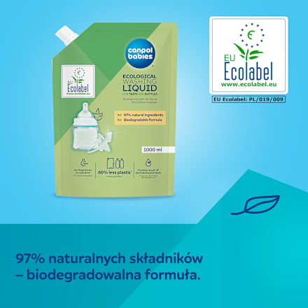 Płyn do mycia smoczków i butelek zapas Canpol babies