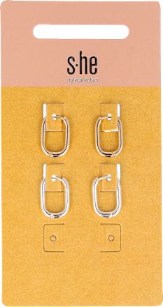 Creolen Ohrstecker gold und silber s-he stylecollection
