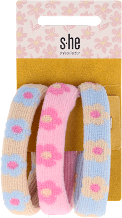 Haargummi Set Blumen bunt s-he stylecollection