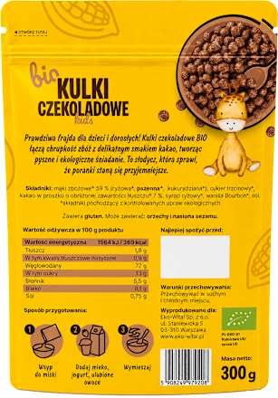 Kulki czekoladowe BIO EkoWital
