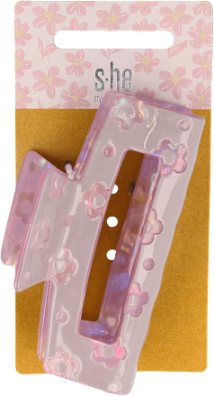 Haarklammer mit Cut-Out & Blumen s-he stylecollection