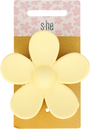 Haarklammer Blume pastellgelb s-he stylecollection