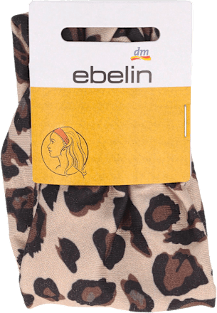 Haarband flach Leo-Muster ebelin