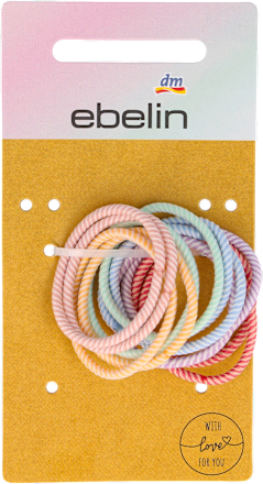 Haargummi mehrfarbig gedreht ebelin