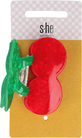 Haarklammer Acryl Kirsche s-he stylecollection