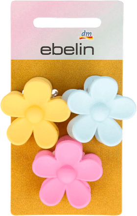 Haarklammer Blumen mehrfarbig ebelin