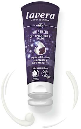 Handcreme & -maske Gute Nacht lavera NATURKOSMETIK