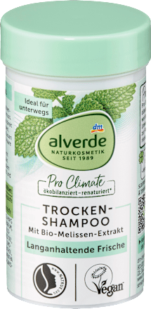 Pro Climate suchý šampon na vlasy bio meduňka alverde NATURKOSMETIK