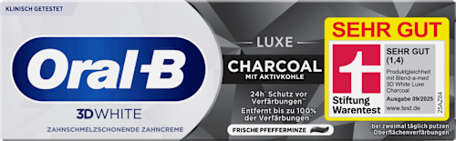 Zahnpasta 3D White Luxe Charcoal Oral-B