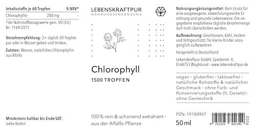 Chlorophyll flüssig LEBENSKRAFTPUR