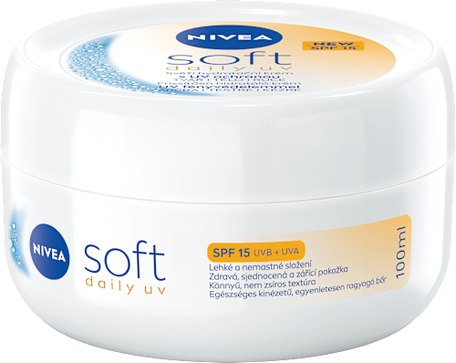 Osviežujúci denný hydratačný krém soft daily UV SPF 15 NIVEA