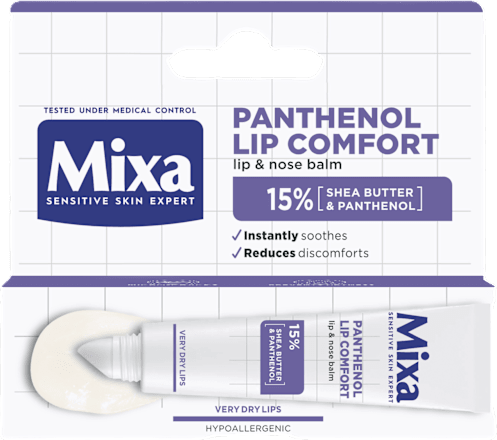 balzám na rty a nos Panthenol Comfort Mixa