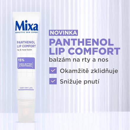 balzám na rty a nos Panthenol Comfort Mixa