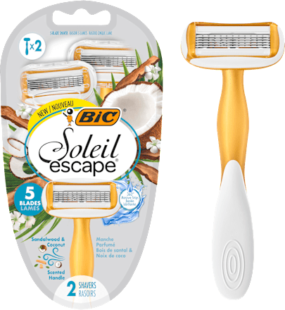 Jednokratni brijači Soleil Escape 5 – Sandalwood & Coconut BIC