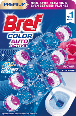WC obešanka Color Auto Active Flower Bref