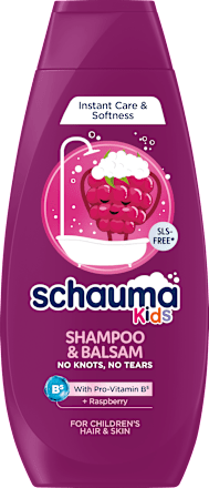 Шампоан и балсам за деца с малина schauma