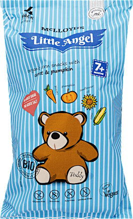 Teddy bio kukorica snack Little Angel