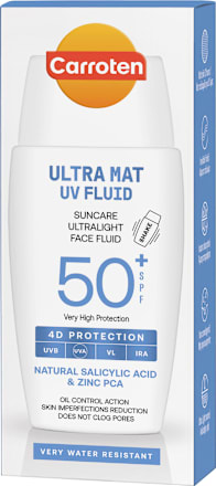 Слънцезащитен флуид за лице Ultra Mat SPF 50+ Carroten