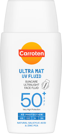Слънцезащитен флуид за лице Ultra Mat SPF 50+ Carroten