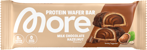 Protein Wafer Bar Milk Chocolate Hazelnut More Nutrition
