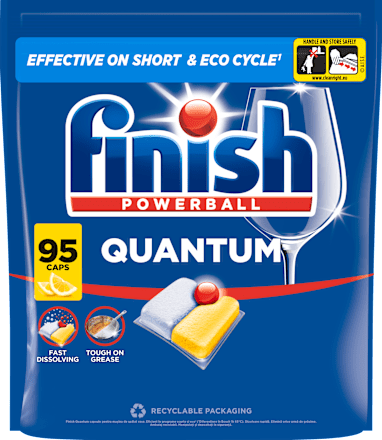 Mosogatógép tabletta Quantum Lemon Finish