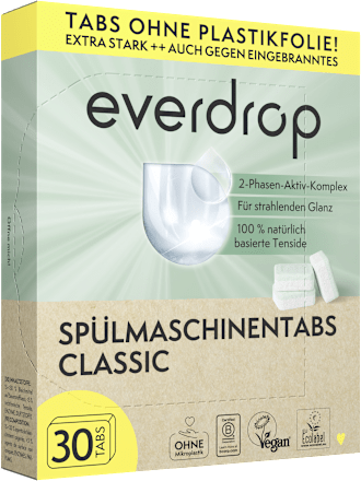 Tablety do umývačky riadu Classic  everdrop