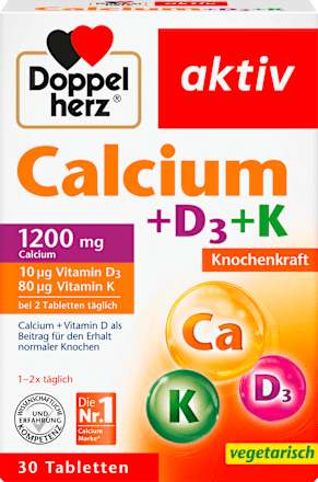 Tabletten Calcium + D3 + K Doppelherz