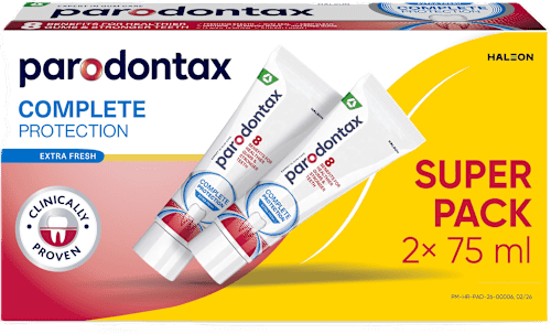 Pasta za zube Complete Protection, dupack (2 x 75 ml) – Ekstra svježina parodontax