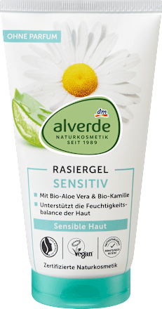 Rasiergel sensitiv Aloe Vera & Kamille alverde NATURKOSMETIK