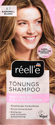 Tönungsshampoo Karamellblond 8.7 réell‘e