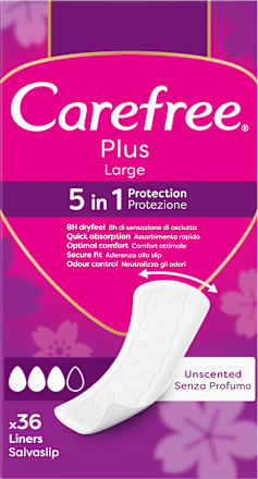 Salvaslip Plus Large Protezione 5 in 1  Carefree