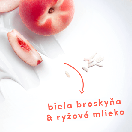 Sprchovací gél Advanced Care Rebalancing, White Peach & Rice Milk Dove