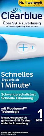 Schwangerschaftstest Schnell 1 Minute Clearblue