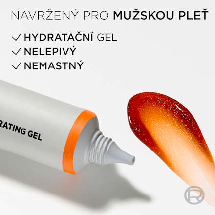 Hydra Energetic pleťový gel pro rozjasnění pleti L'ORÉAL PARiS MEN EXPERT