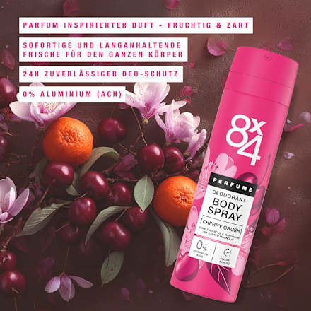 Deo Bodyspray Cherry Crush 8x4 women